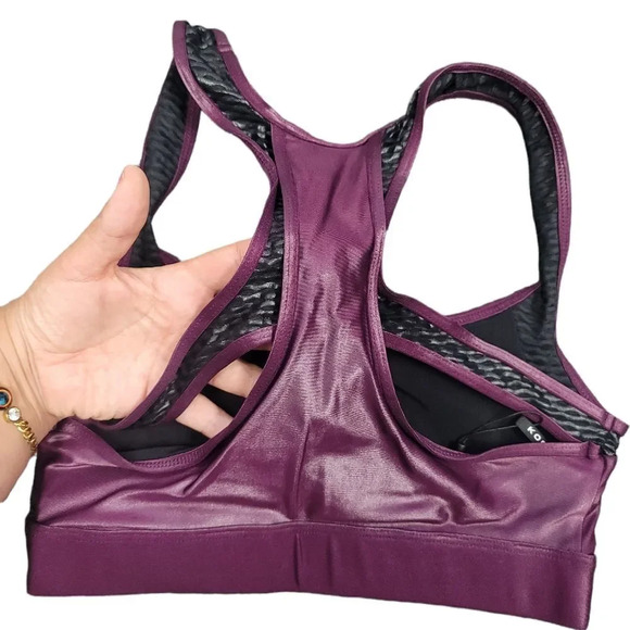 Koral Fling Infinity Sports Bra - Eggplant - Picture 5 of 6